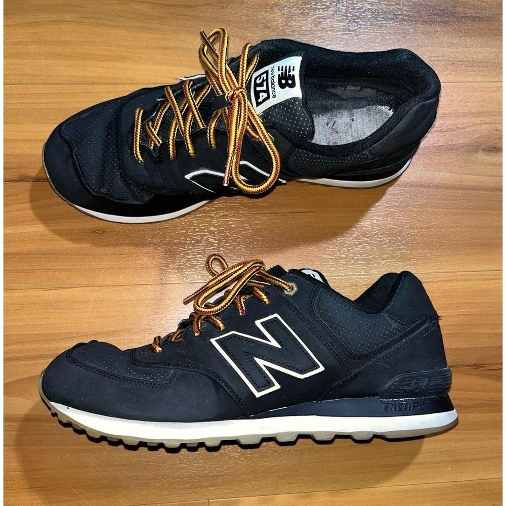 Mens New Balance 574 Running Walking Gum Soles Athletic Lace Up Shoes